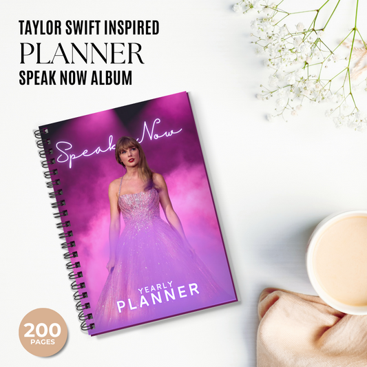 Taylor Swift Inspired Planner - Speak Now Edition