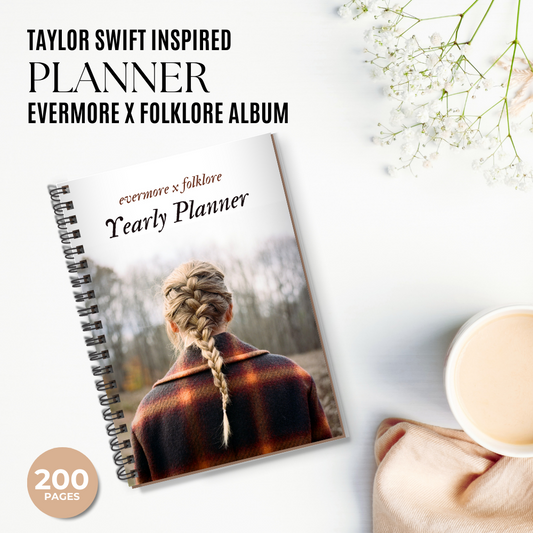 Taylor Swift Inspired Planner - Evermore x Folklore Edition