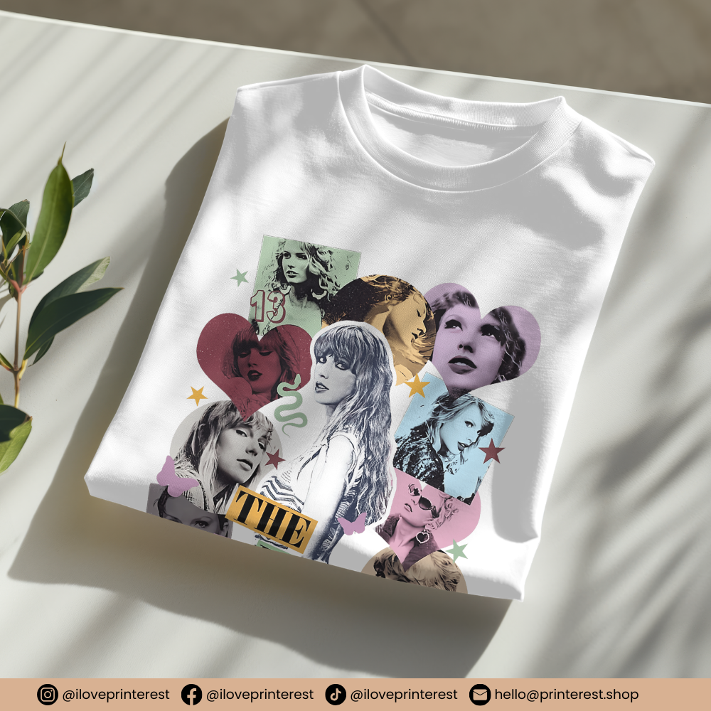 Taylor Swift "The Eras Tour" Inspired Printed T-Shirt