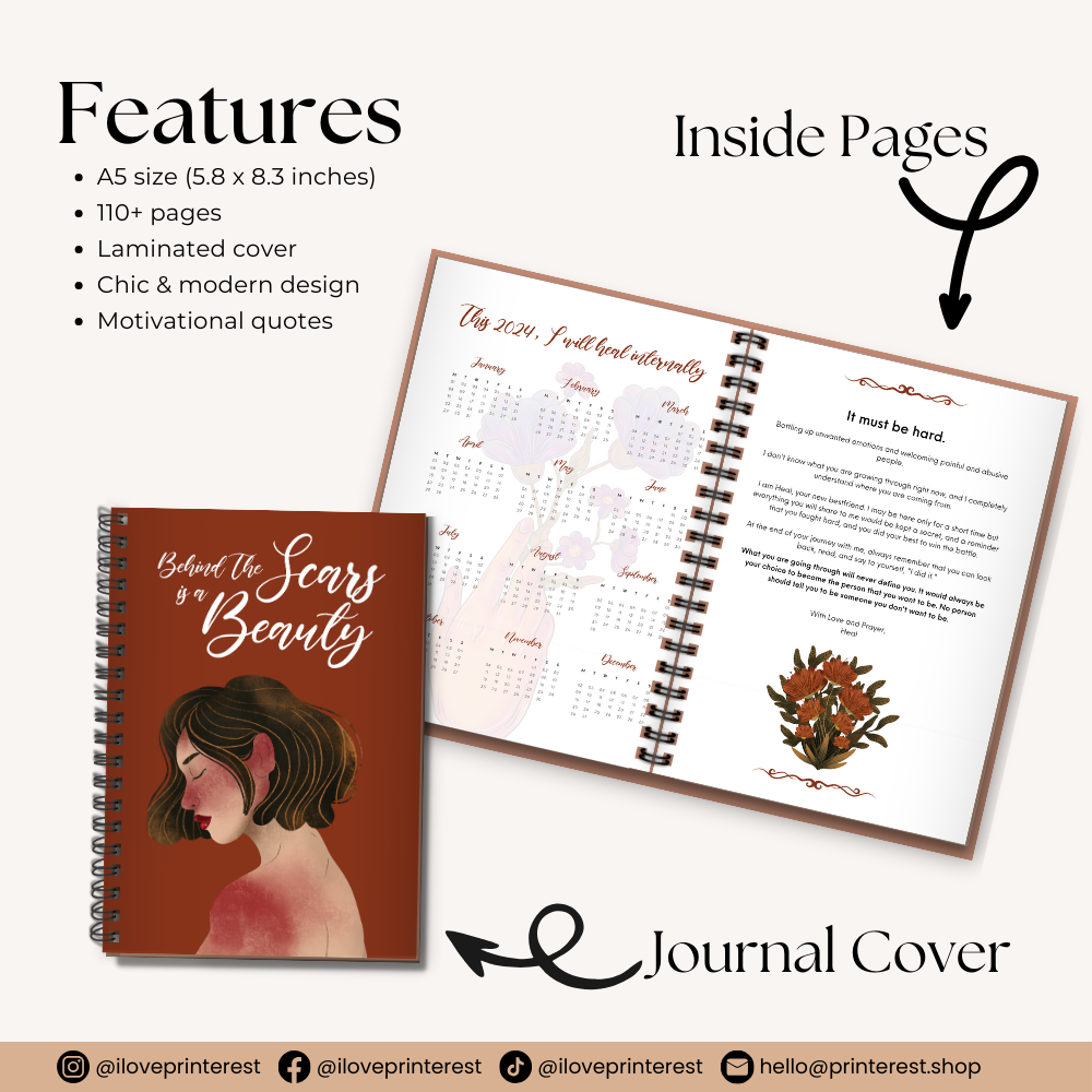 Behind The Scars Is A Beauty - An Inner Healing Journal